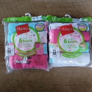 NWT Hanes Briefs Women (2) 6 packs